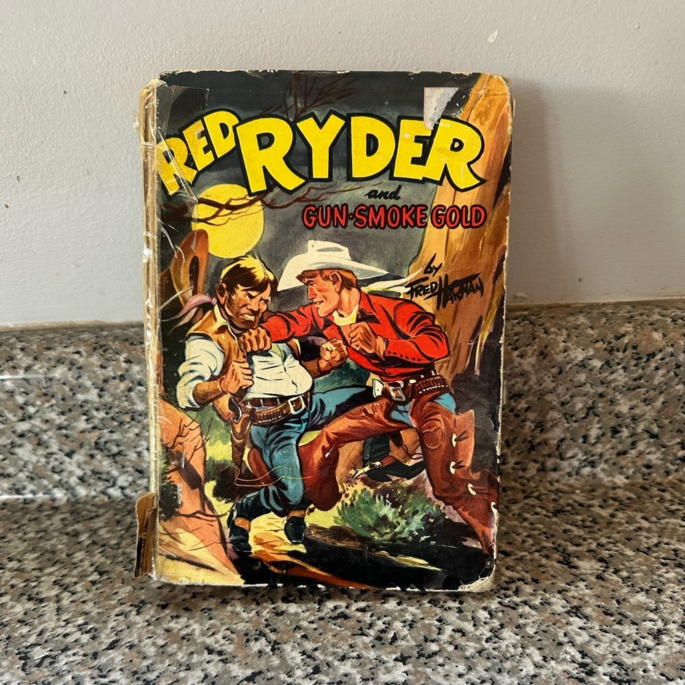 Vintage Red Ryder and Gun Smoke Gold Novel